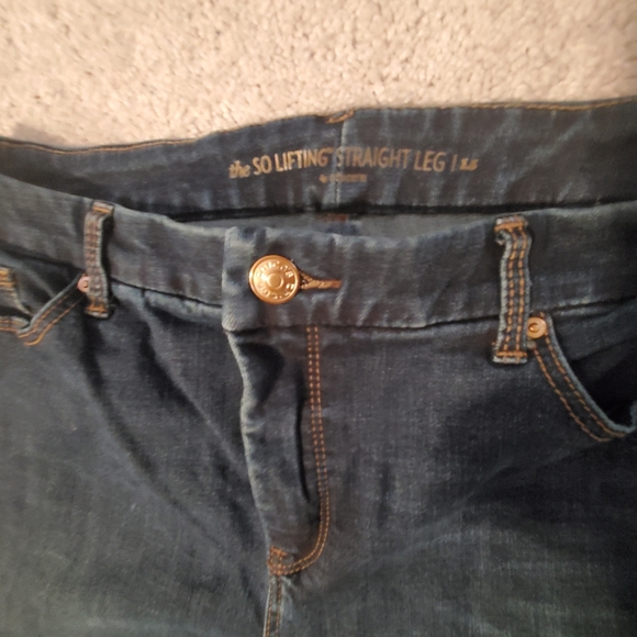 Chico's Women's So Slimming Straight Leg  Demin Wash Jeans  Size ( 1.5)  M-10 - Picture 7 of 7